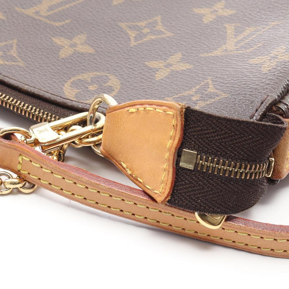 Louis Vuitton Canvas Monogram Eva Shoulder Brown Leather Bag - Picture 8 of 9